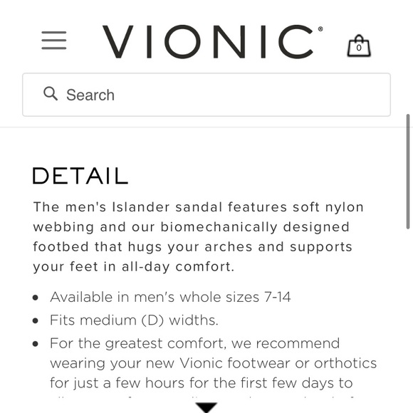 Vionic Islander Toe Post Sandal Flip Flop in Camo Size 10 - Picture 15 of 16